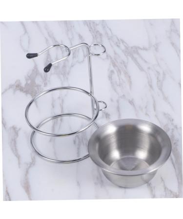 Beavorty 3-Piece Stainless Steel Shaving Bowl Set - Rust-Resistant Razor Storage & Utensils for Men - Buy Online on GoSupps.com