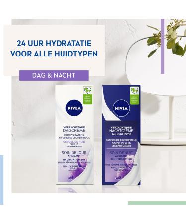 Beiersdorf NIVEA Essentials Soothing Day Cream SPF15 sensitive skin Moisturizing Face Cream Face care 50ml - Buy Online on GoSupps.com