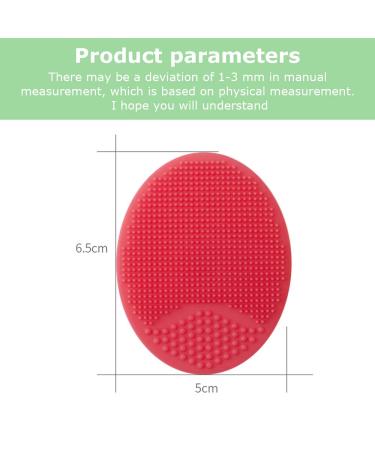 Zroven 4-Piece Silicone Face Brush Cleaning Pads - Acne Removal & Pore Cleanser Tool in Random Colors - Buy Online on GoSupps.com