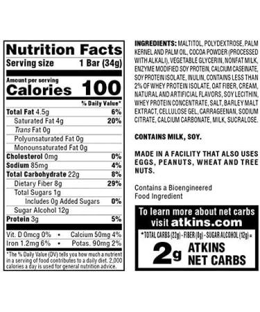 Atkins Endulge Bar 5-Pack - Chocolate Caramel Flavor - 1.2 oz Bars - Buy Online on GoSupps.com
