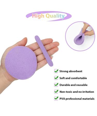 120pcs Facial Compressed Sponges | Professional Makeup Sponge Set for Women | Exfoliating Cleansing Pads | Halloween & Christmas Gifts - Buy Online on GoSupps.com