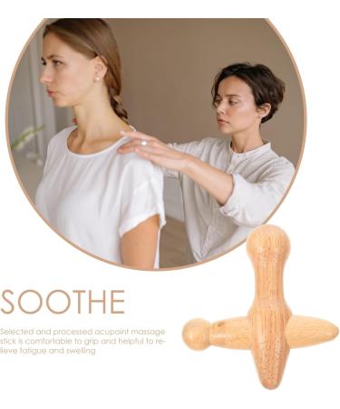 Buy Gleavi Foot Reflex Zone Massage Tool | Wooden Pelma Massager & Shoulder Massage Device - Thai Massage Tools for Home Use - Buy Online on GoSupps.com