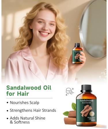 Pure Gardenia & Sandalwood Essential Oil Set Natural Floral Woody Oil Duo for Reed Diffuser Skin Hair Care Perfume Candle Making Evening Relaxation 2 x 3.38 Fl Oz - Buy Online on GoSupps.com