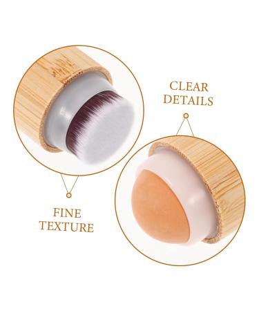Oil Absorbing Roller Ball Makeup Brush for Women - Perfect Foundation Brush for Flawless Makeup Application - Buy Online on GoSupps.com