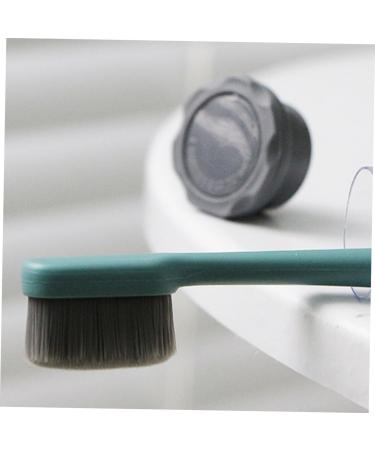 Lalafina 2-in-1 Travel Charcoal Toothbrush with Case - Soft Oral Care for Adults | One-Way Manual Toothbrush & Tongue Massager - Perfect for On-the-Go - Buy Online on GoSupps.com