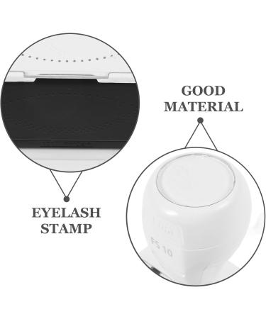 Mikinona Eyelash Practice Stamp Makeup Applicator Tool Lower Lash Stamp with Ink Eyelash Practice Tool Cosmetic Stamps Eyelash Makeup Stamp Lash Stamping Tool Eye Makeup Tool Plastic White - Buy Online on GoSupps.com