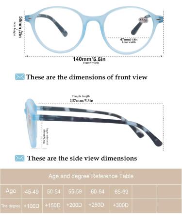 Modfans 4er Set Reading Glasses for Men & Women | High-Quality Fashion Comfortable +1.75 Mixed Colors - Red Yellow Purple Blue - Buy Online on GoSupps.com