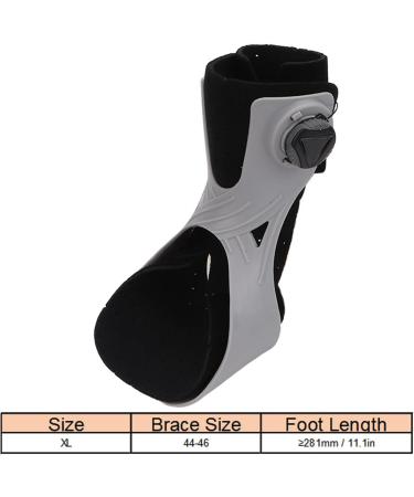 Breathable Drop Foot Orthosis Support & Ankle Stabilizer - Pain Reducing XL Left Foot Brace - Buy Online on GoSupps.com