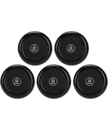 Portable Nursing Care Pager Set - 5 Wireless Call Buttons for Seniors & Hospitality | SOS Personal Alert System for Home Restaurant Caf & Tea House - Buy Online on GoSupps.com