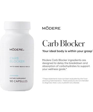 Modere Carb Blocker Capsules - Daily Wellness Formula for Balanced Lifestyle Support Easy to Take Convenient Bottle - 90 Capsules - Buy Online on GoSupps.com