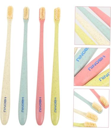 Beavorty 4-Piece Soft Toothbrush Set Gentle Teeth & Tongue Cleaning for a Healthier Smile | International Shipping - Buy Online on GoSupps.com