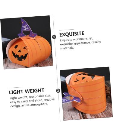 Mobestech 160 Pcs Halloween Paper Box Cake Containers Lovely Halloween Boxes Halloween Candy Holders Funny Candy Holders Paper Bag Halloween Crafts Mini Candy Bags Gift Box Portable - Buy Online on GoSupps.com