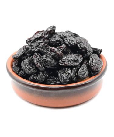 Secret Gardens Natural California Black Dried JUMBO Fresh Raisins Seedless, Premium Quality, ready to eat resealable bag(1LB) Natural 1 Pound (Pack of 1)
