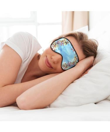 Buy Sea and Fish Adjustable Double-Sided Sleep Mask | Soft Eye Covers for Perfect Shading & Reduced Eye Edema - International Shipping Available - Buy Online on GoSupps.com