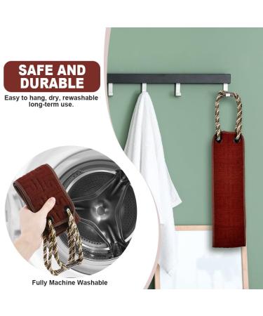 Uraqt Back Scrubber - Double-Sided Peeling Washcloth for Effortless Dead Skin Removal | Shower Essential with Handles (Brown) - Buy Online on GoSupps.com