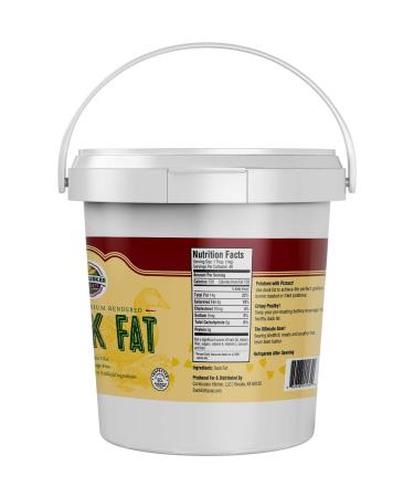 Cornhusker Kitchen Duck Fat - Premium 1.5 lb Tub for Gourmet Cooking - Buy Online on GoSupps.com