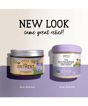 Maty's All Natural Baby Ointment - Petroleum & Fragrance Free - Coconut & Jojoba Oils - 10 oz - Buy Online on GoSupps.com