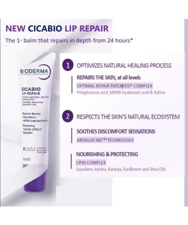 BioDerma Cicabio Lip Repair 10 ml - Buy Online on GoSupps.com