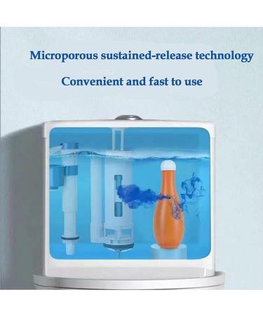 Bowling Blue Bubble Toilet Bowl Cleaner Blue Bubble Bottle Cleaner Tablet Toilet Fresheners Bowling Blue Bubble Household Toilet For Bathrooms Toilets (1pcs) - Buy Online on GoSupps.com