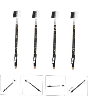 Healvian 8 Pcs Two-in-one Eyebrow Pencil Eyebrow Pens Pull Line Eyebrow Pencils Eyebrow Liner Wooden - Buy Online on GoSupps.com