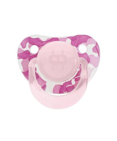 Lulabi silicone pacifier 6 months pink
