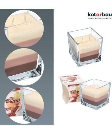 Kotarbau 2-Docht Fragrance Candle | Multi-Colored Aromatherapy | Long-Lasting Gift Idea | 32-Hour Burn Time | International Shipping Available - Buy Online on GoSupps.com
