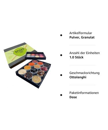 Teasaland Ottolenghi Spice Kit - Essential Spices & 3 Delicious Recipes for Flavorful Cooking | International Shipping - Buy Online on GoSupps.com