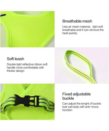 Shop Lianzimau Ultra Light Cat Dishes & Escape Protection Vest Jacket for Kittens & Puppies Adjustable Soft Padded Fruit Green | International Shipping Available - Buy Online on GoSupps.com