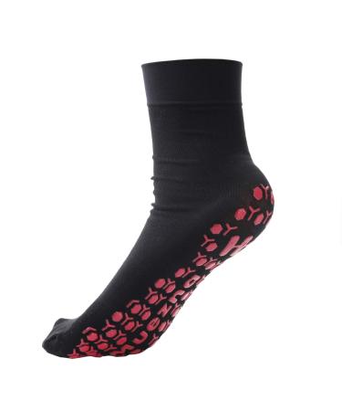 Socks Warm Tourmaline Socks Heating Unisex Pain Relief Socks Compression Foot Socks Women One Size Black