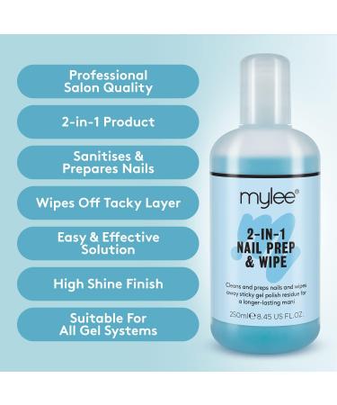 Mylee 15 Seconds Cure Convex Curing LED Gel Polish Nail Drying Lamp Kit - 3 Curing Cycle | Compatible with All Gel Polish | Includes Mygel Top & Base Coat, Prep + Wipe Gel Remover | Black Lamp - Buy Online on GoSupps.com