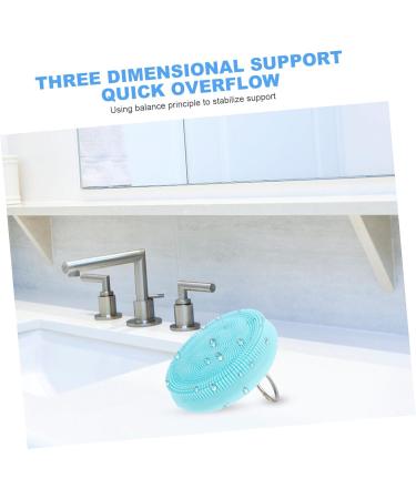 POPETPOP Pore Cleanser Face Cleaners Silicone Facial Cleansing Brush Skin Cleaning Scrubber Silica Gel Washbasin Blue 7x7cm (UYF1X2I14J0704ZU5NKIYR1B) - Buy Online on GoSupps.com