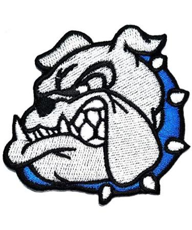 Set of 3 Gray Dog Cute Pet Cartoon Iron On Embroidered Patches - Pitbull Bulldog Stickers for Kids DIY Projects - Buy Online on GoSupps.com