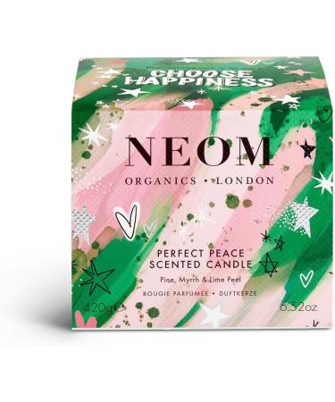 NEOM Perfect Peace 3 Wick Candle - Pine Myrrh & Lime Peel Fragrance for Festive Christmas Atmosphere - Buy Online on GoSupps.com