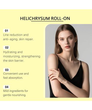 homomdy Helichrysum Roll On Body Oil Helichrysum Serum Oil for Skin Soothing and Firming Hydration Deeply Hydrating Face Replenishes Moisture and Revives Skin Fast Absorbing 3pcs - Buy Online on GoSupps.com