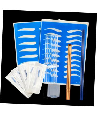 Beatifufu with Kit Microblading Practice Eyebrow Storage Pen Semi-permanent Golden Manual Skin Pencil - Buy Online on GoSupps.com