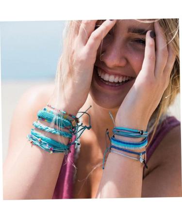 CALLARON 4pcs Friendship Bracelet Handmade Bracelets Bohemian Style Bracelet Waterproof Bracelet Beach Bracelet Wax Line Bracelet Adjustable Hand Strap Wristband Man Unique - Buy Online on GoSupps.com