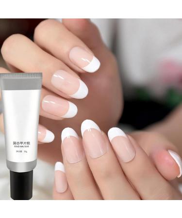 Strong Solid Nail Glue UV Nail Gel - UV Nail Glue Kits Solid Gel for Nails Long-Lasting Easy Application for Nail Salon - Buy Online on GoSupps.com