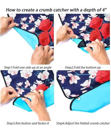 Pafusen 3 Pack Adult Bibs for Elderly Women - Reusable Clothing Protector with Crumb Catcher - Waterproof and Adjustable - Buy Online on GoSupps.com
