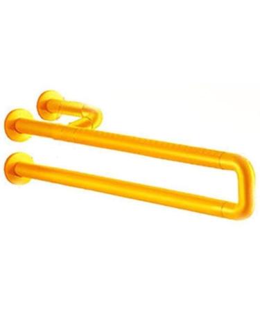 Bathroom Grab Bar Stainless Steel Nylon Rod erly Pregnant Women Disabled (Color : White Size : 75cm) (Yellow 75cm)