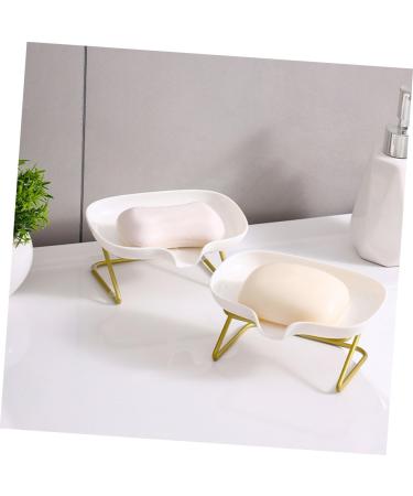 Anneome 1set Soap Drain Box Bar Soap Holder Travel Soap Holder Soap Drainer Soap Drip Kitchen Soap Rack Soap Case Ceramic Travel Container Sink Soap Holder Draining Soap Drain Rack Pp Tray - Buy Online on GoSupps.com