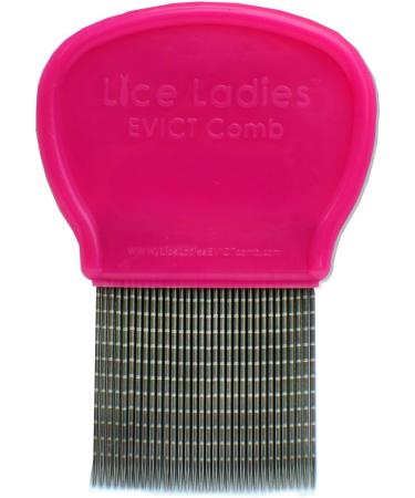 Lice Ladies EVICT Comb - Professional Stainless Steel Nit Removal Tool with Ergonomic Grip Handle - Buy Online on GoSupps.com