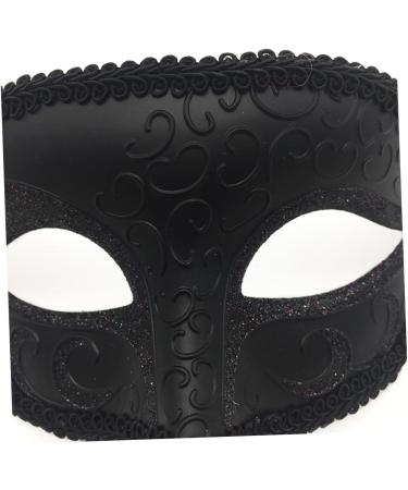 DOITOOL Eye Mask Black Halloween Costumes Unique Masquerade Mask Makeup Male and Female Mask Dreses Party Mask Wedding Masquerade Ball Eye Costume Party Men and Women Prom Halloween Masks - Buy Online on GoSupps.com
