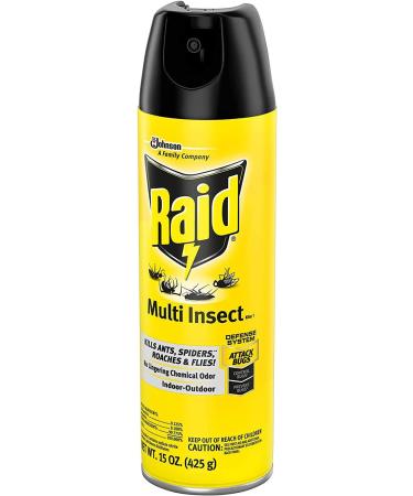 Raid Multi Insect Killer 15 OZ (Pack of 2) - Fast-Acting Pest Control Solution - Buy Online on GoSupps.com