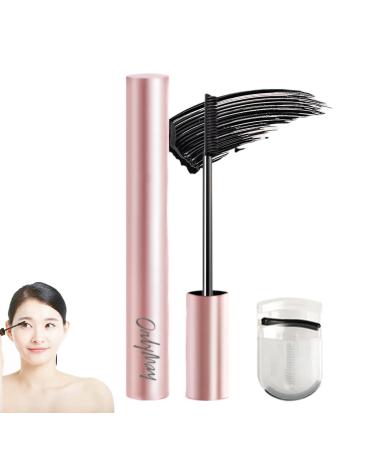 Onlymay Mascara Onlymay Mascara Waterproof Mascara Onlymay Comb Mascara Onlymay Eye Makeup 3D Waterproof Curling Eyelash Iron Mascara Long Lasting Better Waterproof Mascara Non-Clumping (Black)