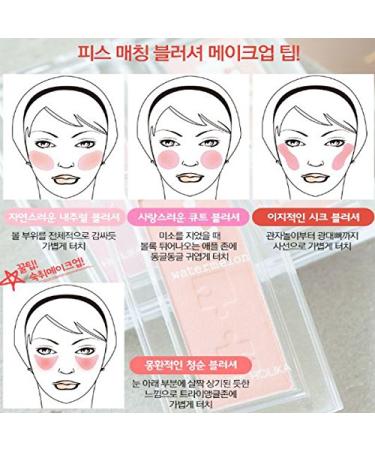 Holika Holika Piece Matching Blusher PK01 Clean Pink - Buy Online - Buy Online on GoSupps.com