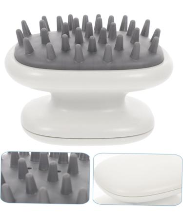 Fomiyes 2-in-1 Shampoo Brush & Scalp Massager - Silicone Hair Care Tool for Men & Women - Plastic Hairbrush for Shower & Massage - Buy Online on GoSupps.com