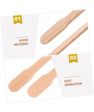 Healeved 100th Wax Stift - Premium Hair Removal Wax Applicator for Women | Body Wax Pencil Sticks Small Oval Wooden Nasal Waxing Blades - Buy Online on GoSupps.com