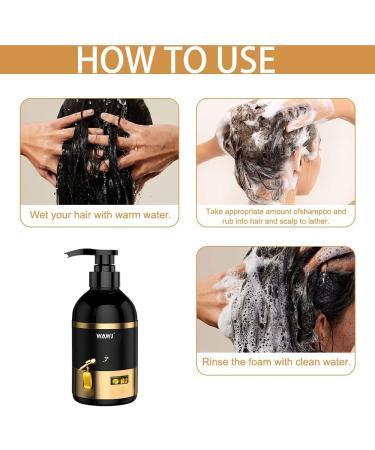 WAWJ Antihair loss shampoo cleansing shampoo Japanese ginseng shampoo multifunctional volume shampoo for all hair types 1 piece - Buy Online on GoSupps.com