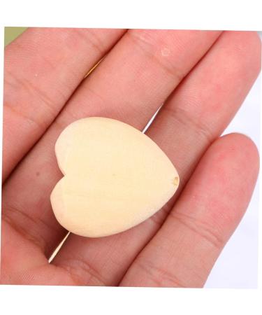 Buy Toyandona 100 PTH Peachheart Unfinished Mini Wooden Heart Pearls for Bracelets & Crafting - Perfect Wood Decorations for Kids - Buy Online on GoSupps.com