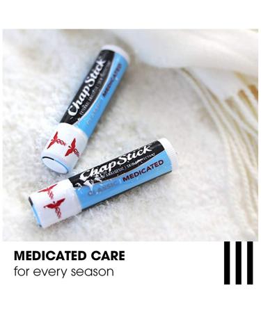 Buy ChapStick Medicated Lip Balm 0.15 oz (Pack of 3) - Soothes Dry Lips - International Shipping Available - Buy Online on GoSupps.com